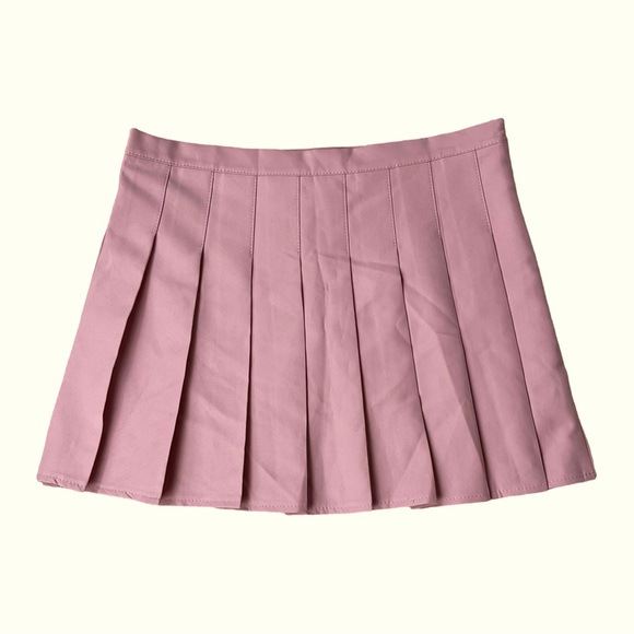 Princess Polly Dresses & Skirts - Princess Polly Tahls Mini Skirt Pink Pleated Tenniscore Preppy NWT